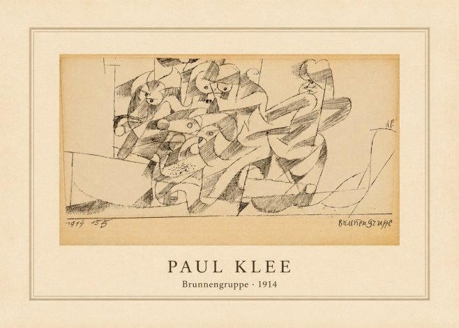 Paul Klee Brunnengruppe No4 - Poszter