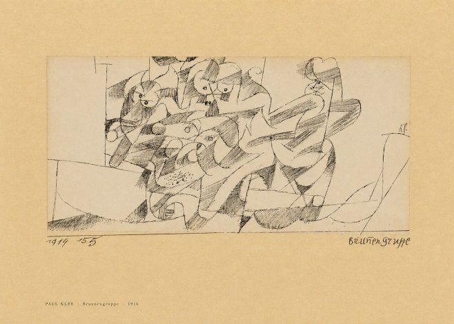 Paul Klee Brunnengruppe No6 - Poszter