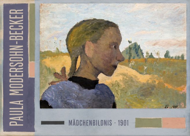 Paula Modersohn-Becker Mädchenbildnis · 1901 No3 - Poszter