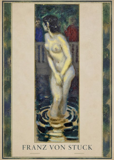 Franz von Stuck The Bather No1 - Poszter