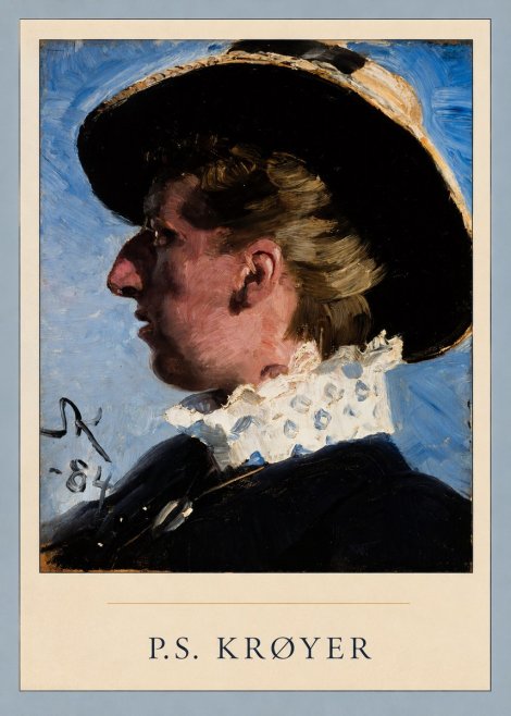 P.S. Krøyer Self-portrait II No4 - Poszter