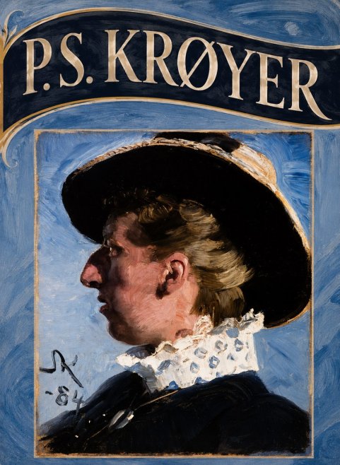 P.S. Krøyer Self-portrait II No5 - Poszter