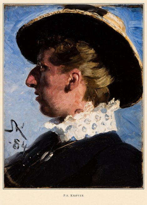 P.S. Krøyer Self-portrait II No6 - Poszter