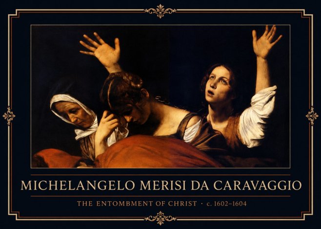 Michelangelo Merisi da Caravaggio The Entombment of Christ I No1 - Poszter