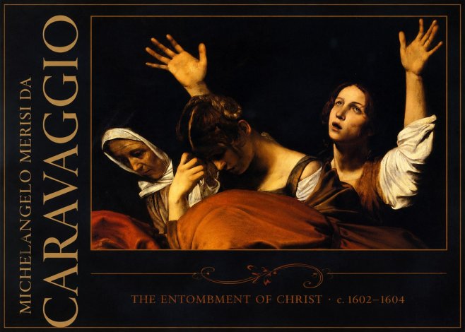 Michelangelo Merisi da Caravaggio The Entombment of Christ I No2 - Poszter