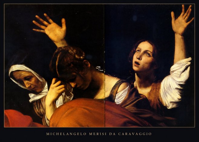 Michelangelo Merisi da Caravaggio The Entombment of Christ I No5 - Poszter