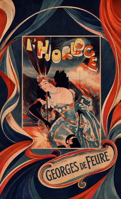 Georges de Feure L'horloge II No5 - Poszter