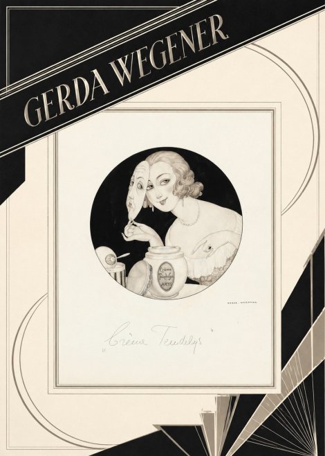 Gerda Wegener Crème Teindelys I No4 - Poszter