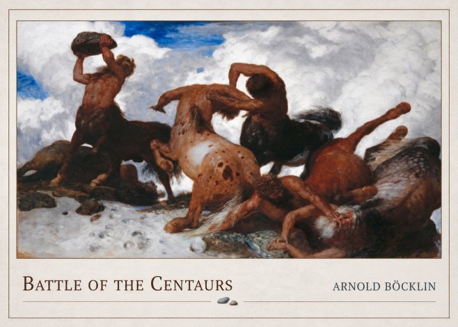 Arnold Böcklin Battle of the Centaurs No4 - Poszter