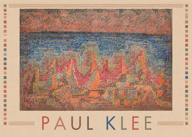 Paul Klee Abstract Gridded Composition No1 - Poszter