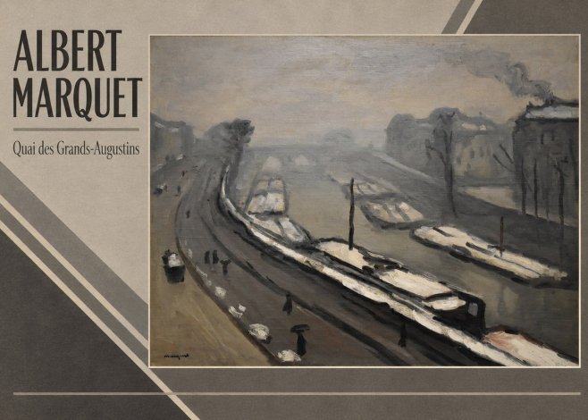 Albert Marquet Quai Des Grands-augustins No2 - Poszter