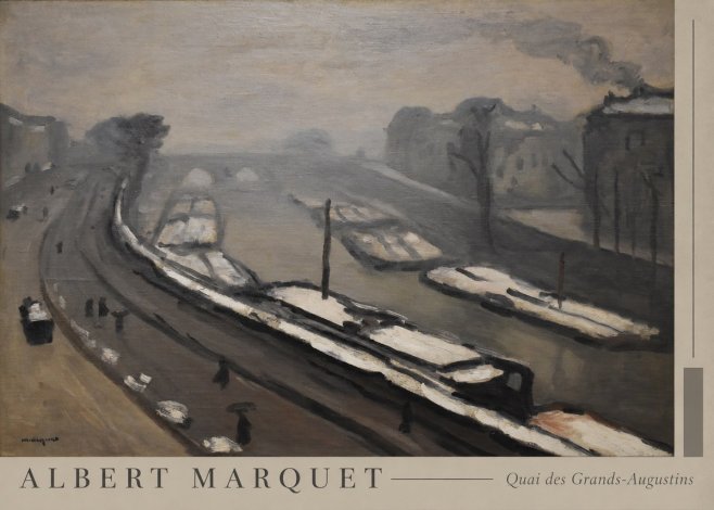 Albert Marquet Quai Des Grands-augustins No5 - Poszter