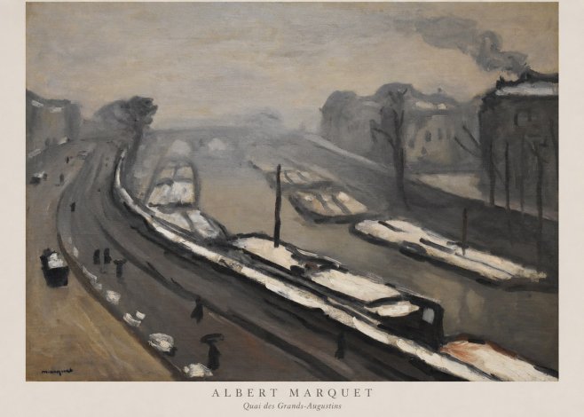 Albert Marquet Quai Des Grands-augustins No6 - Poszter
