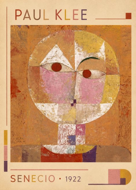 Paul Klee Senecio No1 - Poszter