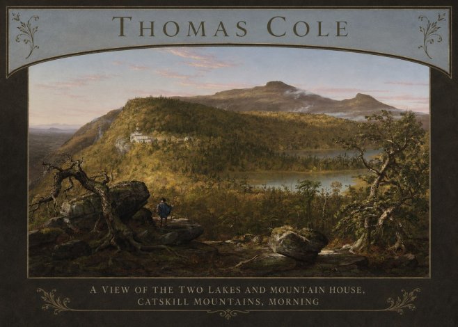 Thomas Cole A View of the Two Lakes and Mountain House, Catskill Mountains, Morning No5 - Poszter