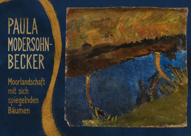 Paula Modersohn-Becker Moorlandschaft Mit Sich Spiegelnden Bäumen No5 - Poszter