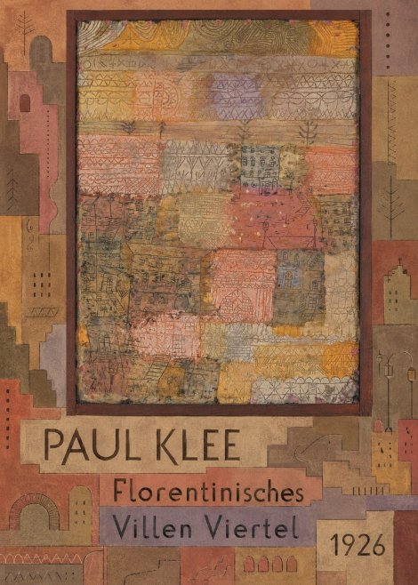 Paul Klee Florentinisches Villen Viertel No6 - Poszter
