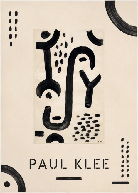 Paul Klee Face of the Goddess No1 - Poszter