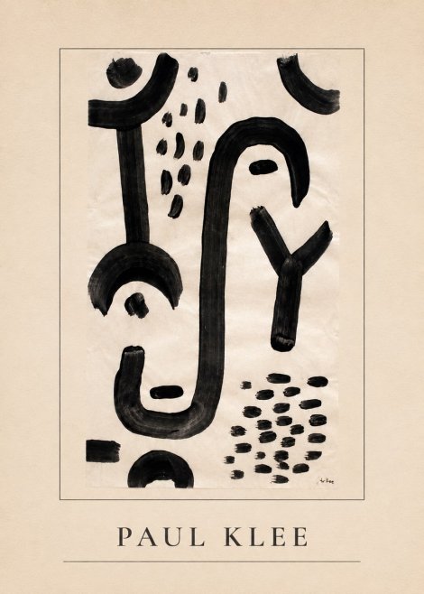 Paul Klee Face of the Goddess No3 - Poszter