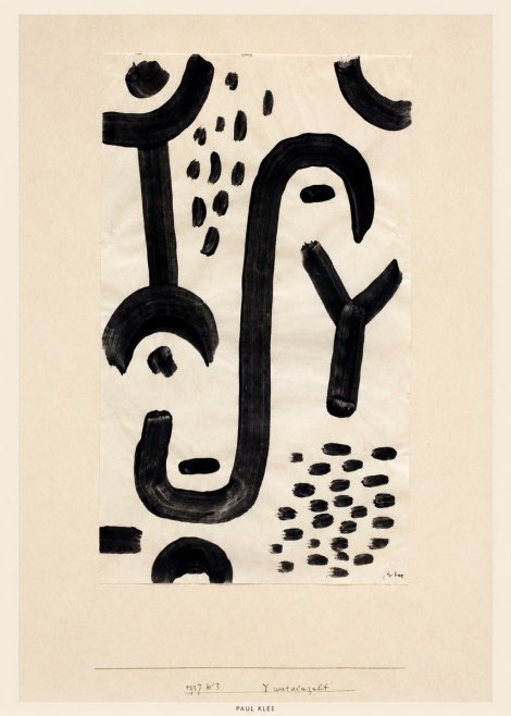 Paul Klee Face of the Goddess No4 - Poszter