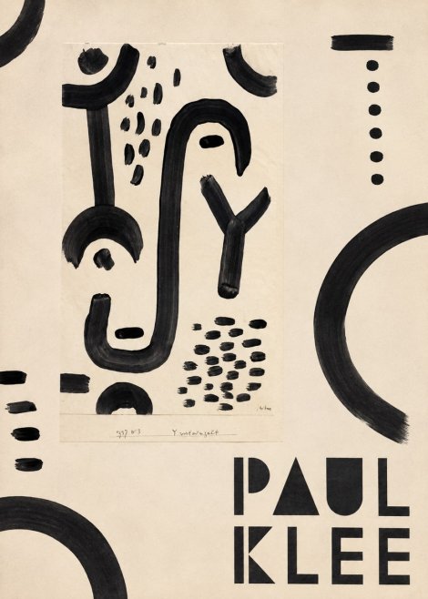 Paul Klee Face of the Goddess No5 - Poszter