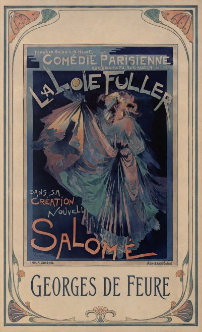 Georges de Feure La Loïe Fuller - Salomé II No1 - Poszter