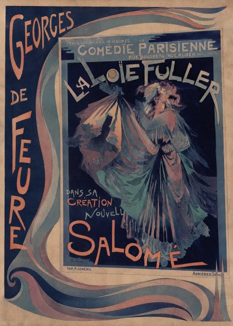 Georges de Feure La Loïe Fuller - Salomé II No2 - Poszter