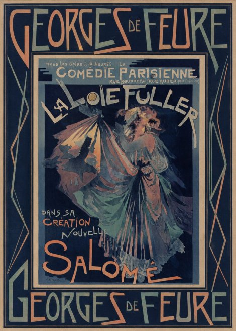 Georges de Feure La Loïe Fuller - Salomé II No5 - Poszter