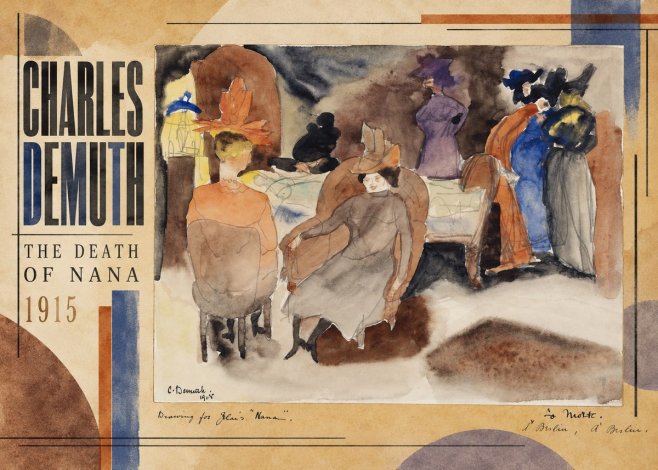 Charles Demuth The Death of Nana No2 - Poszter