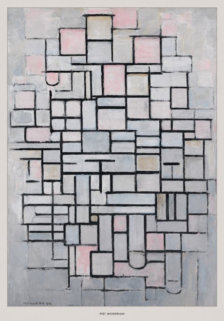 Piet Mondrian Composition No. Iv • 1914 No6 - Poszter