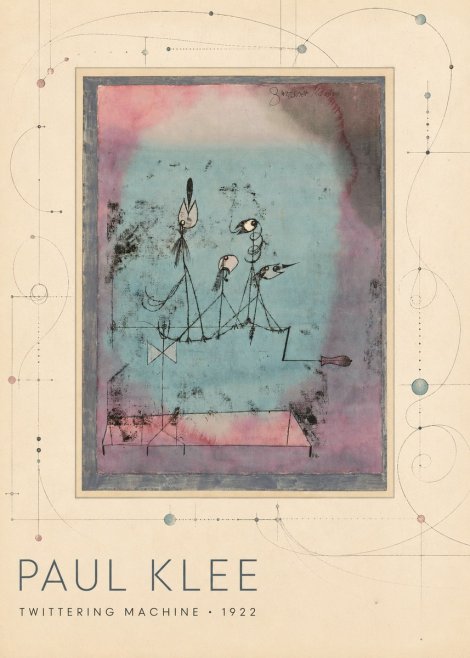 Paul Klee Twittering Machine No3 - Poszter