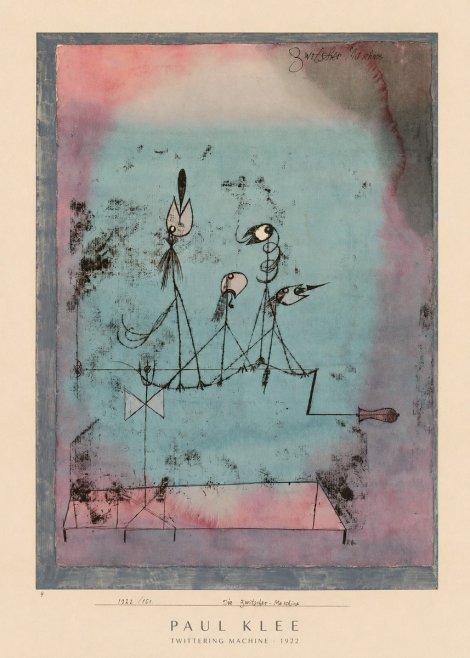 Paul Klee Twittering Machine No6 - Poszter