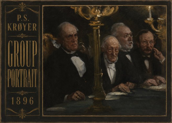 P.S. Krøyer Group Portrait No2 - Poszter