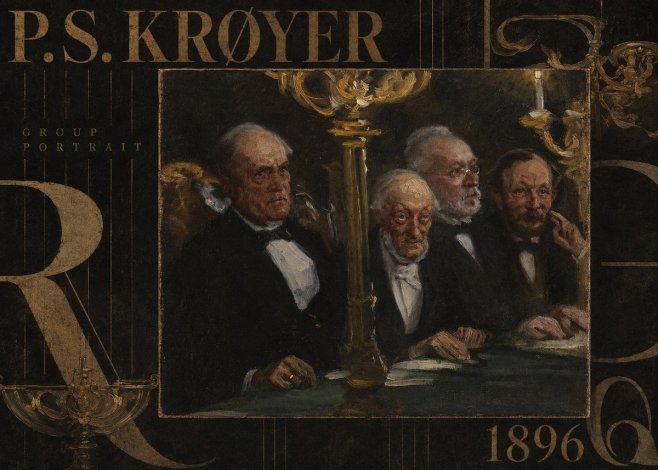 P.S. Krøyer Group Portrait No5 - Poszter