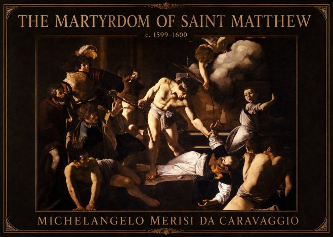 Michelangelo Merisi da Caravaggio The Martyrdom of Saint Matthew No1 - Poszter