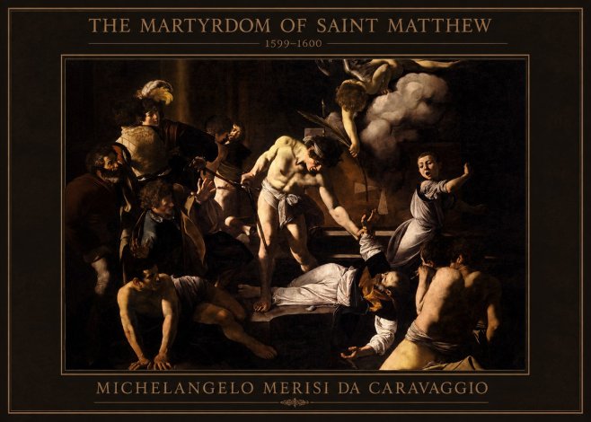 Michelangelo Merisi da Caravaggio The Martyrdom of Saint Matthew No4 - Poszter