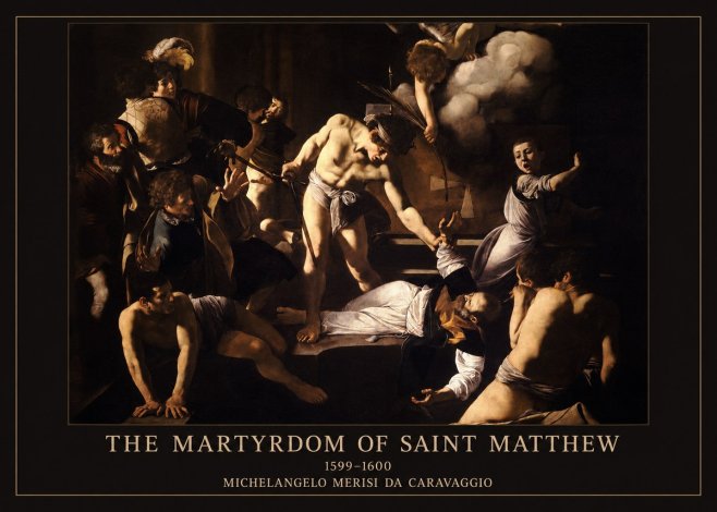 Michelangelo Merisi da Caravaggio The Martyrdom of Saint Matthew No6 - Poszter
