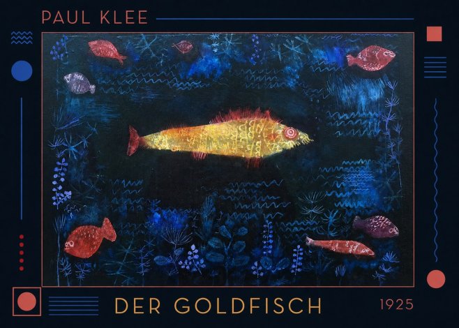 Paul Klee Der Goldfisch No1 - Poszter