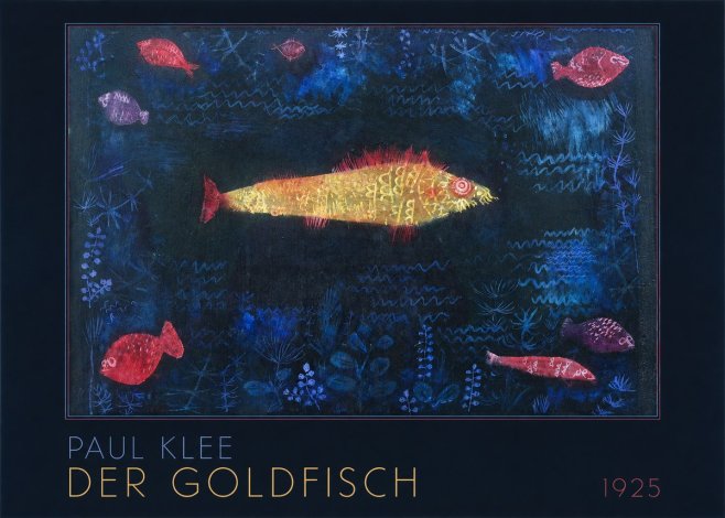 Paul Klee Der Goldfisch No3 - Poszter
