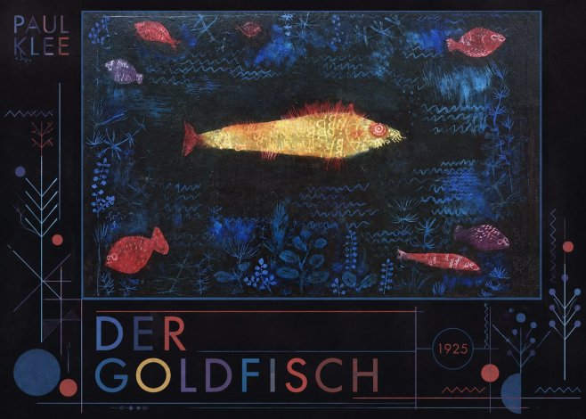 Paul Klee Der Goldfisch No4 - Poszter