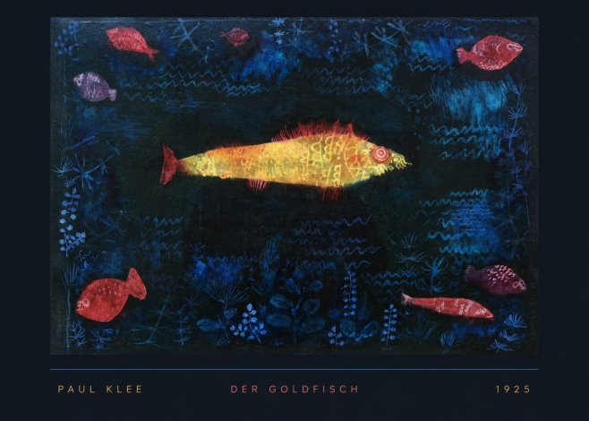 Paul Klee Der Goldfisch No5 - Poszter
