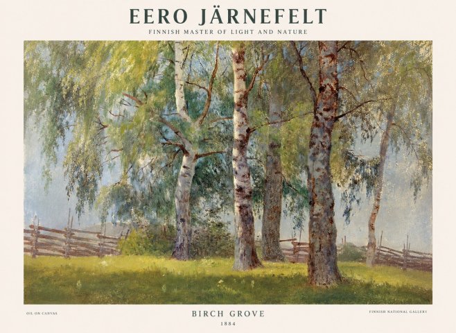 Eero Järnefelt Birch Grove No1 - Poszter