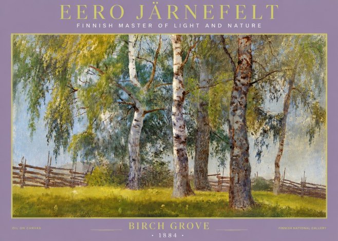 Eero Järnefelt Birch Grove No3 - Poszter