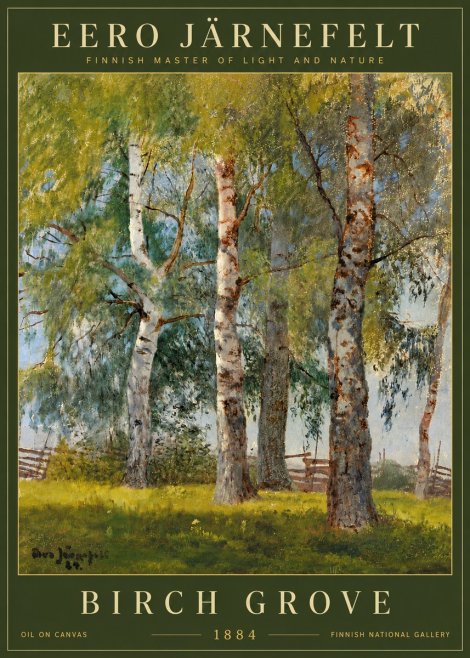 Eero Järnefelt Birch Grove No6 - Poszter