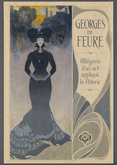Georges de Feure Allégorie D'un Art Appliqué, La Poterie No4 - Poszter