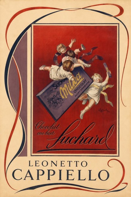 Leonetto Cappiello Suchard Milka Chocolat No3 - Poszter