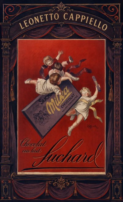 Leonetto Cappiello Suchard Milka Chocolat No4 - Poszter