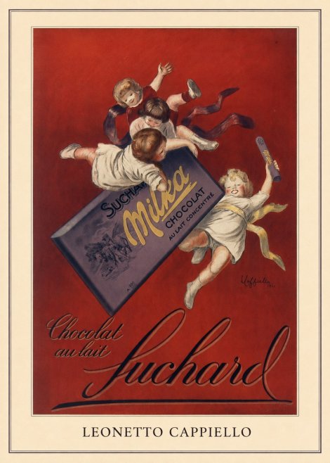 Leonetto Cappiello Suchard Milka Chocolat No5 - Poszter