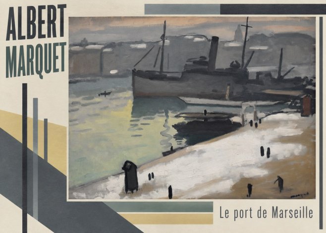 Albert Marquet Le Port De Marseille II No5 - Poszter