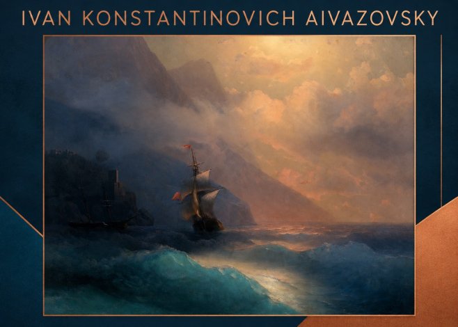 Ivan Konstantinovich Aivazovsky Storm at Sea No3 - Poszter